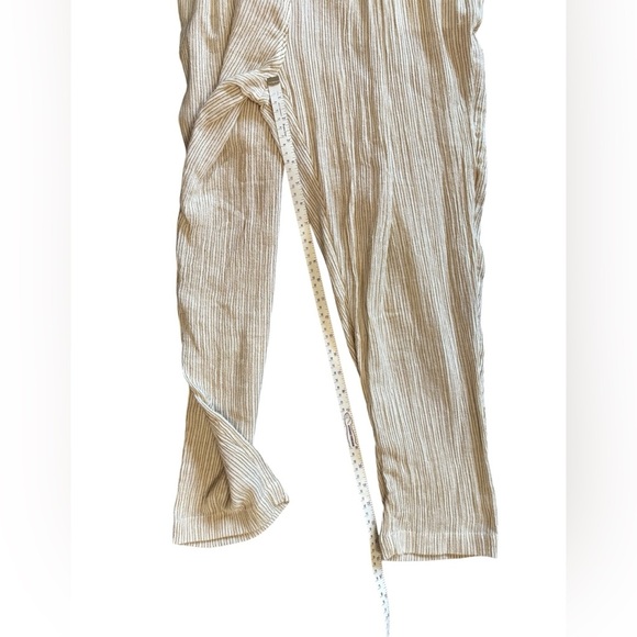 NWT Free People “See You Again” Smocked Pants – Warm Sands, Size M - Picture 7 of 9